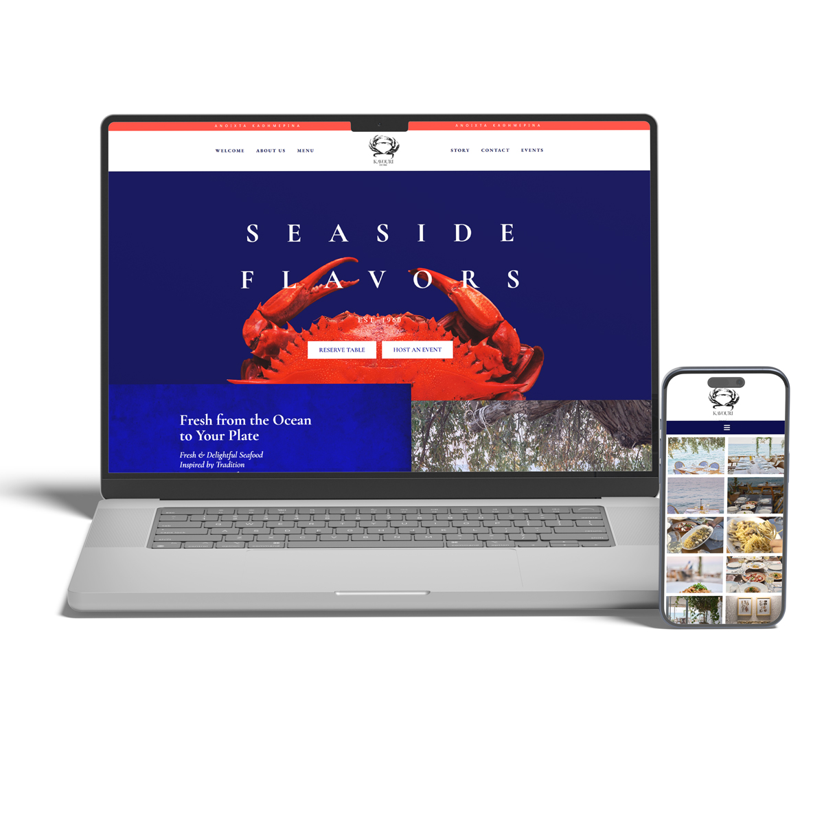 Kavouri Seaside Website